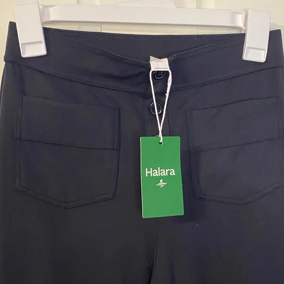 HALARA DayStretch High Waisted Pockets Straight Leg Casual Pants - Picture 2 of 5